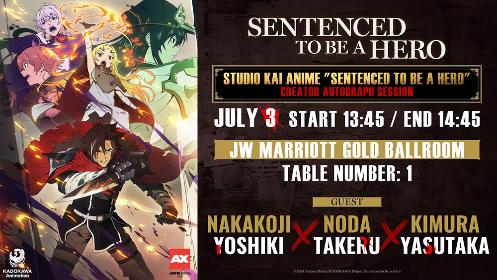 Sentenced to Be a Hero Creator Autograph Session
