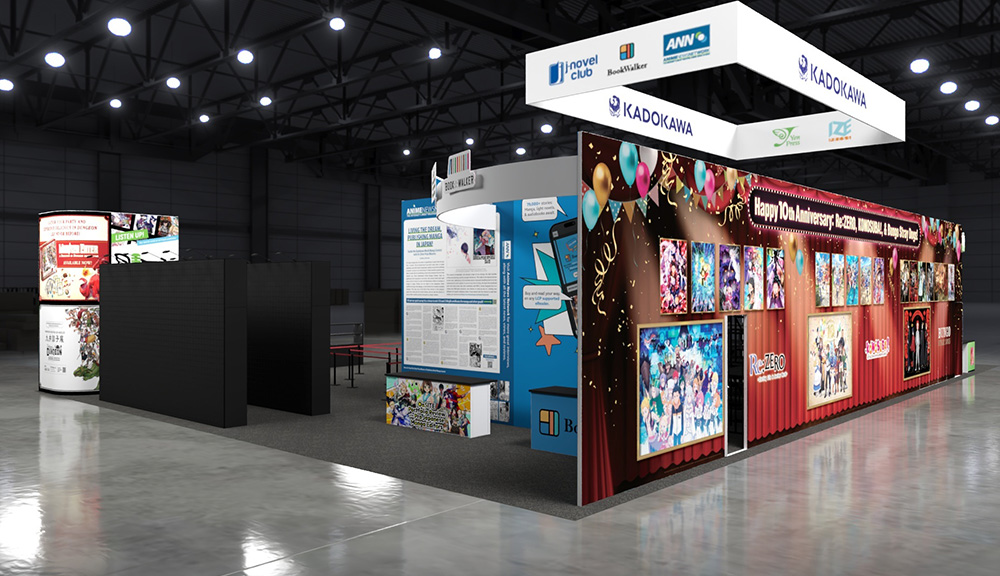 KADOKAWA Booth Exhibit